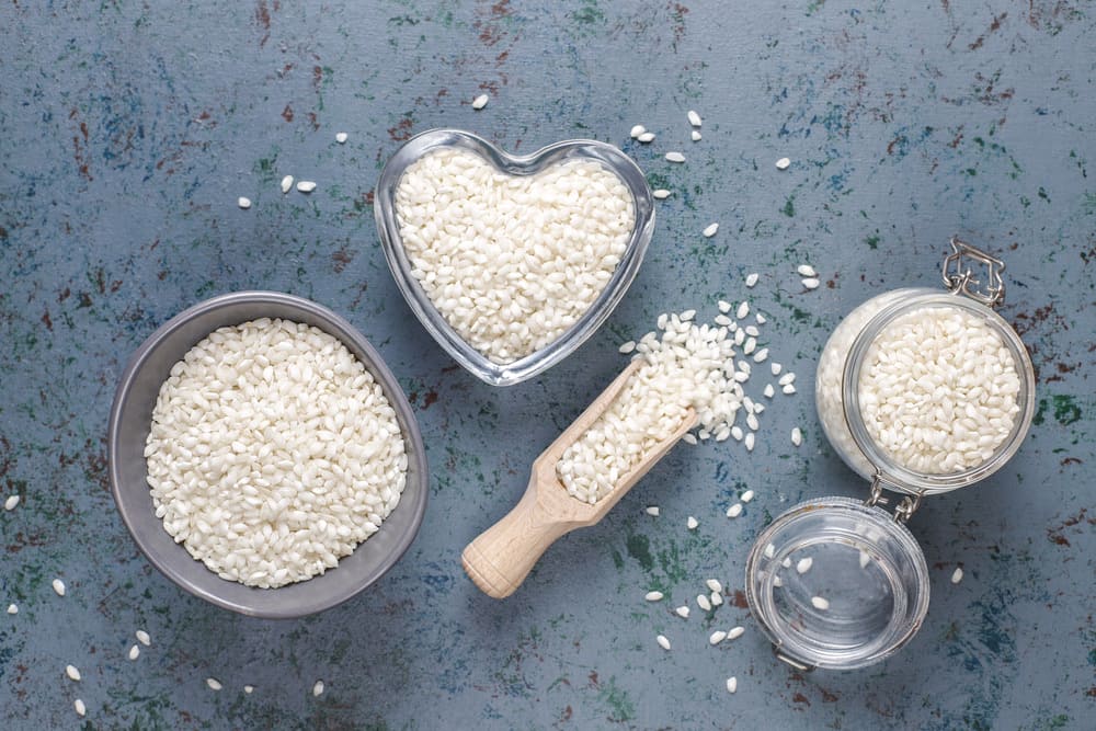 Alimentación infantil y arroz blanco